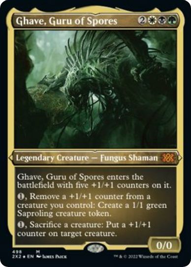 Ghave, Guru of Spores (Foil Etched) (498) [Double Masters 2022]