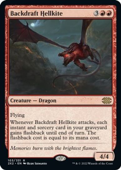 Backdraft Hellkite (103) [Double Masters 2022]