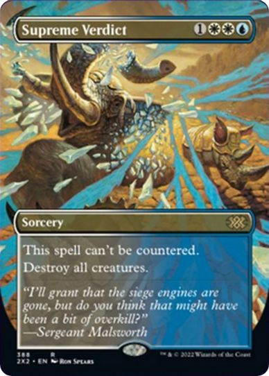 Supreme Verdict (Borderless) (388) [Double Masters 2022]
