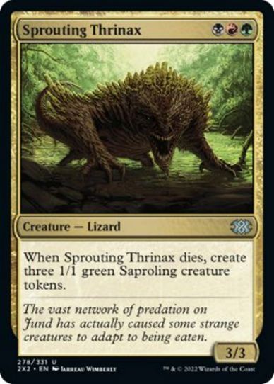 Sprouting Thrinax (278) [Double Masters 2022]