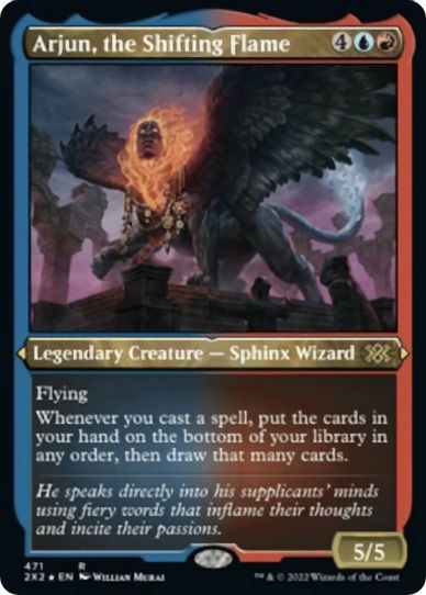 Arjun, the Shifting Flame (Foil Etched) (471) [Double Masters 2022]