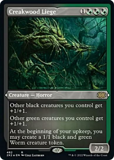 Creakwood Liege (Foil Etched) (482) [Double Masters 2022]