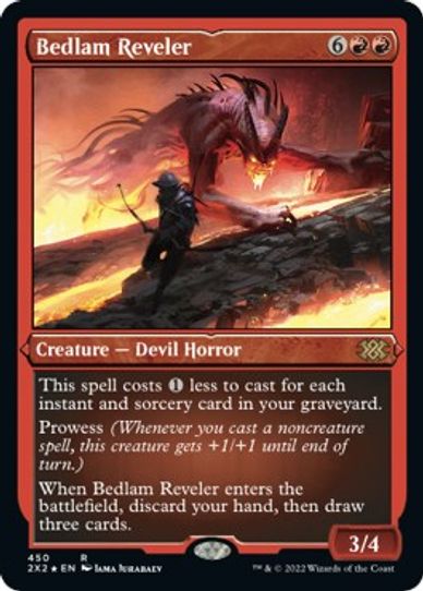 Bedlam Reveler (Foil Etched) (450) [Double Masters 2022]