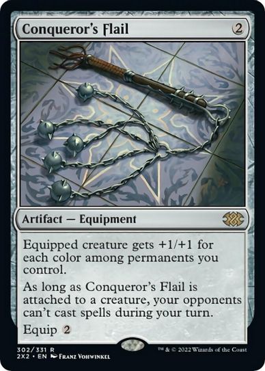 Conqueror's Flail (302) [Double Masters 2022]