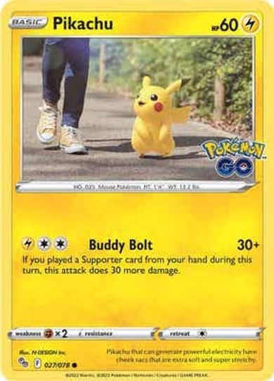 Pikachu (027/078) [Pokemon GO]