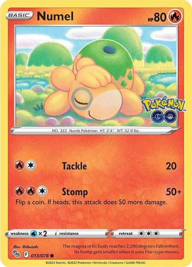 Numel (013/078) [Pokemon GO]