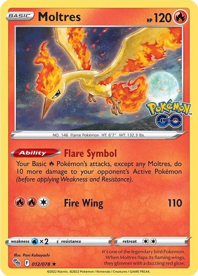Moltres (012/078) [Pokemon GO]