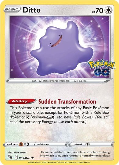 Ditto (053/078) [Pokemon GO]