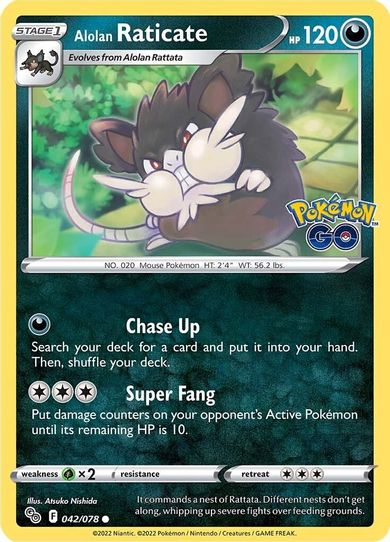 Alolan Raticate (042/078) [Pokemon GO]