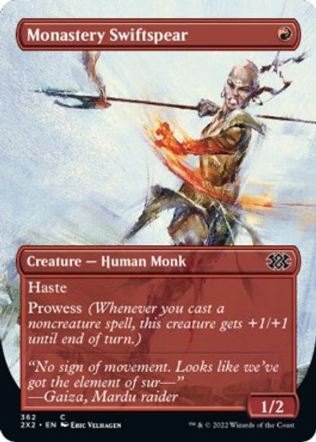 Monastery Swiftspear (Borderless) [Double Masters 2022]