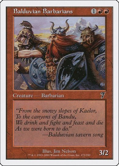 Balduvian Barbarians [7th Edition]
