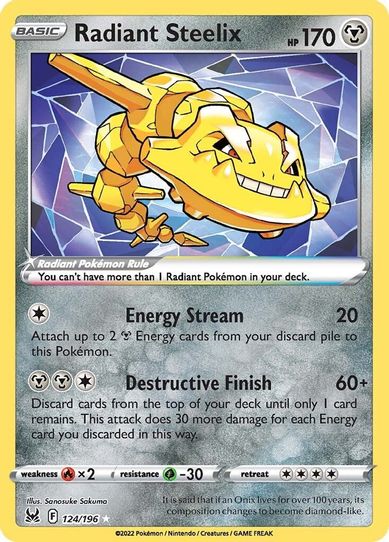Radiant Alakazam - Pokemon Silver Tempest Holo Foil Radiant Rare