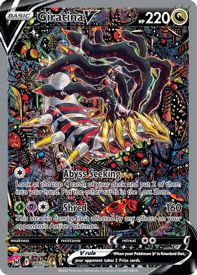 Giratina V (Alternate Full Art) (186/196) [Sword & Shield: Lost Origin]