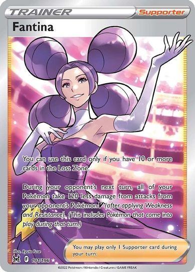 Fantina (Full Art) (191/196) [Sword & Shield: Lost Origin]