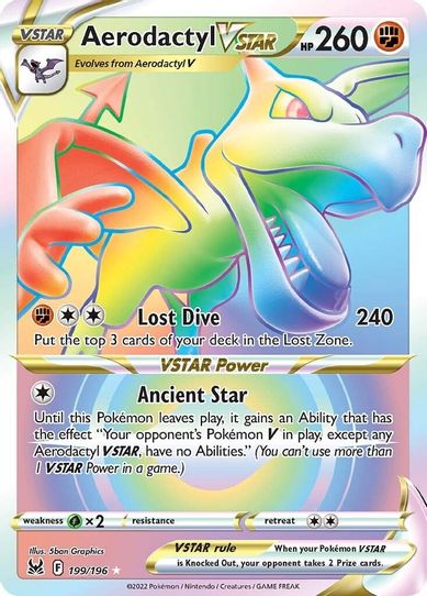 Aerodactyl VSTAR (Secret) (199/196) [Sword & Shield: Lost Origin]