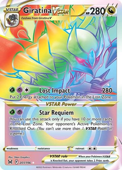 Giratina VSTAR (Secret) (201/196) [Sword & Shield: Lost Origin]