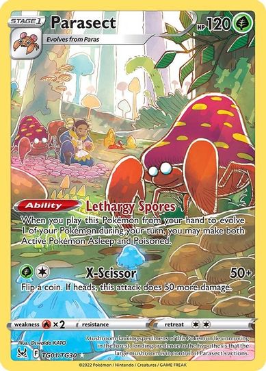 Parasect (TG01/TG30) [Sword & Shield: Lost Origin Trainer Gallery]