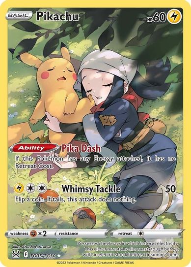 Pikachu (TG05/TG30) [Sword & Shield: Lost Origin Trainer Gallery]