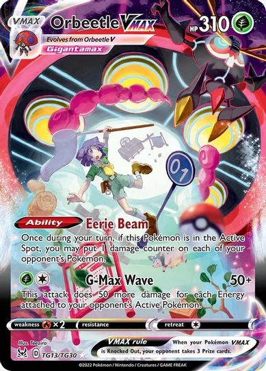Orbeetle VMAX (TG13/TG30) [Sword & Shield: Lost Origin Trainer Gallery]