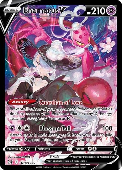 Enamorus V (TG18/TG30) [Sword & Shield: Lost Origin Trainer Gallery]