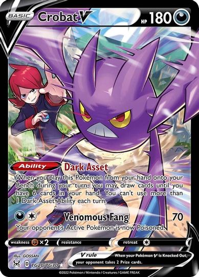 Crobat V (TG20/TG30) [Sword & Shield: Lost Origin Trainer Gallery]