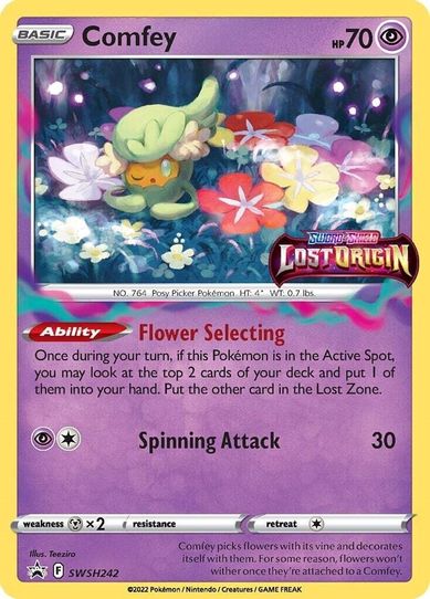 Comfey SWSH (Prerelease) (SWSH242) [Sword & Shield Promo Cards]