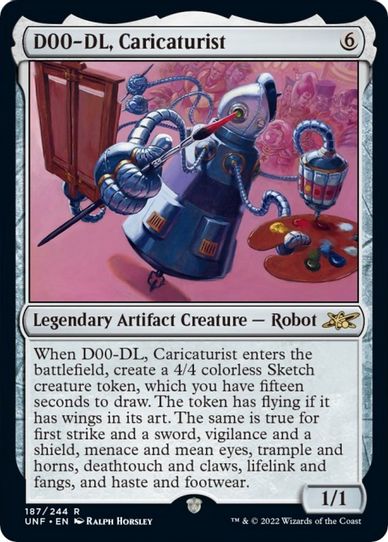 D DL, Caricaturist (187) [Unfinity]