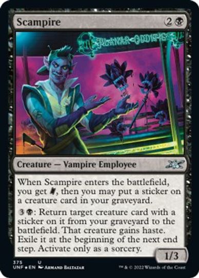 Scampire (Galaxy Foil) (375) [Unfinity]