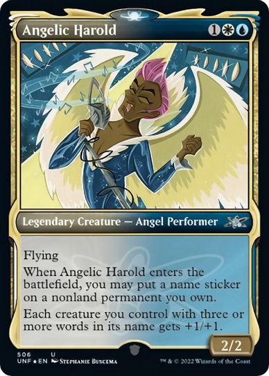 Angelic Harold (Showcase) (Galaxy Foil) (506) [Unfinity]