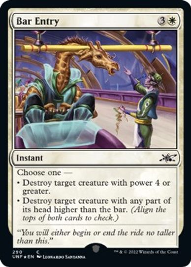 Bar Entry (Galaxy Foil) (290) [Unfinity]