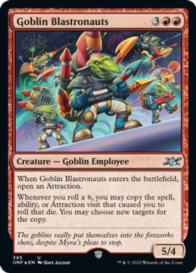 Goblin Blastronauts (Galaxy Foil) (395) [Unfinity]