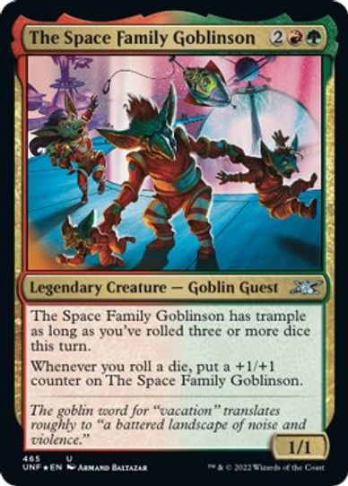 The Space Family Goblinson (Galaxy Foil) (465) [Unfinity]
