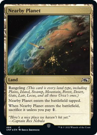 Nearby Planet (Galaxy Foil) (484) [Unfinity]