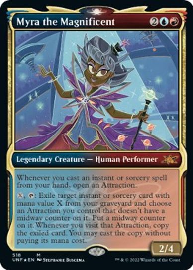 Myra the Magnificent (Showcase) (Galaxy Foil) (518) [Unfinity]
