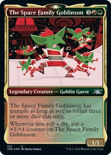 The Space Family Goblinson (Showcase) (Galaxy Foil) (521) [Unfinity]