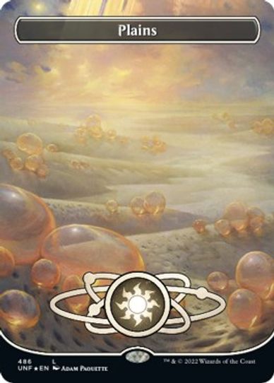 Plains Full Art (Galaxy Foil) (486) [Unfinity]