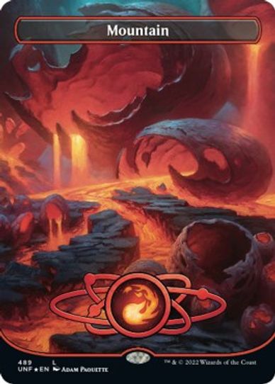 Mountain Full Art (Galaxy Foil) (489) [Unfinity]