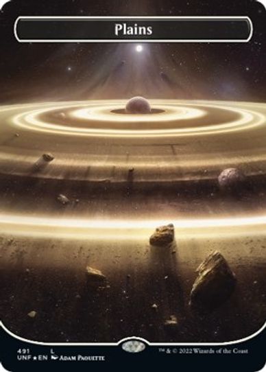 Plains Full Art (Galaxy Foil) (491) [Unfinity]