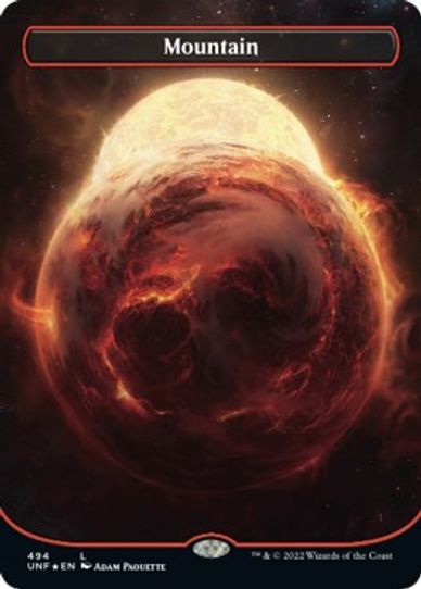 Mountain Full Art (Galaxy Foil) (494) [Unfinity]