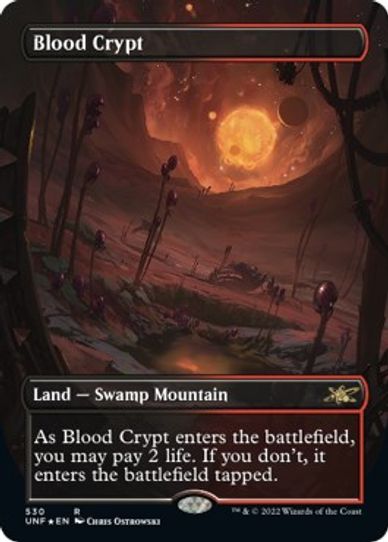 Blood Crypt (Borderless) (Galaxy Foil) (530) [Unfinity]