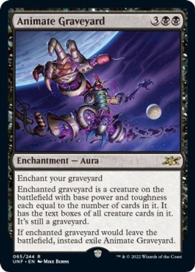 Animate Graveyard (65) [Unfinity]