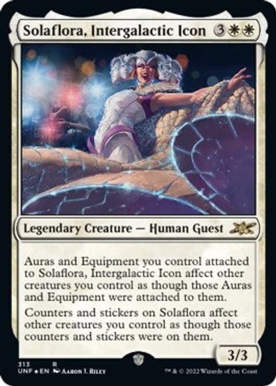 Solaflora, Intergalactic Icon (Galaxy Foil) (313) [Unfinity]