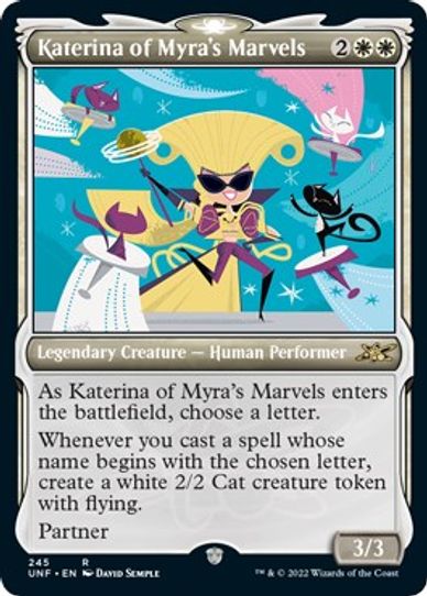 Katerina of Myra's Marvels (Showcase) (Galaxy Foil) (245) [Unfinity]