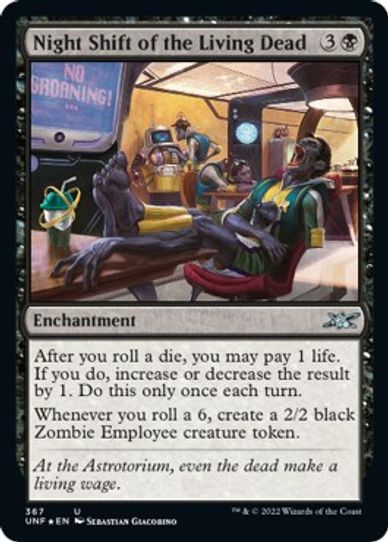 Night Shift of the Living Dead (Galaxy Foil) (367) [Unfinity]