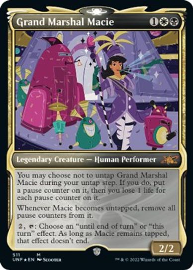Grand Marshal Macie (Showcase) (Galaxy Foil) (511) [Unfinity]