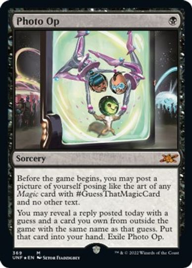 Photo Op (Galaxy Foil) (369) [Unfinity]