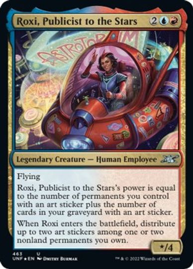 Roxi, Publicist to the Stars (Galaxy Foil) (463) [Unfinity]