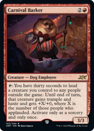 Carnival Barker (102) [Unfinity]