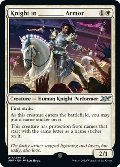 Knight in _______ Armor (17) [Unfinity]