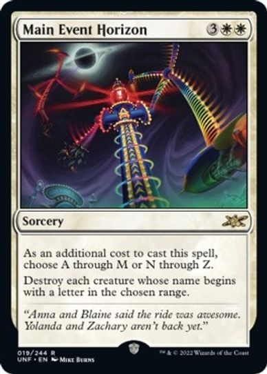 Main Event Horizon (19) [Unfinity]